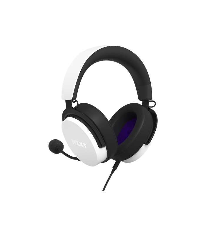 NZXT RELAY AURICULARES CON MICROFONO, DTS, BLANCO