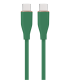CABLE DE CARGA Y DATOS GEMBIRD (PD) TIPO-C SILICONA ALTA CALIDAD 1,5M VERDE