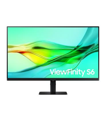 Monitor Profesional Samsung ViewFinity S6 S60UD S32D600UAU 32'  QHD  Regulable En Altura  Negro