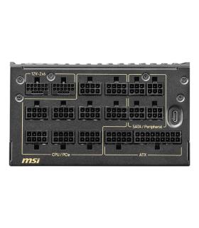 MSI MEG Ai1600T PCIE5 Unidad De Fuente De Alimentacin 1600 W 24-pin ATX ATX Negro