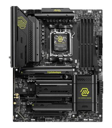PLACA MSI MAG X870 TOMAHAWK WIFI,AMD,AM5,X870,4DDR5,LAN5G+WIFI7+BT5.4,ATX