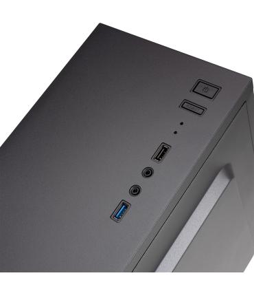 Caja Atx Semitorre Tacens Alux Usb 3.0 Ventilador 120mm Incluido Frontal Metalico Sistema De Guiado De Cables Sin Fuente De A