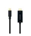 CABLE CONVERSOR USB-C M A HDMI M 4K-30HZ 1.8 M NANOCABLE 10.15.5132