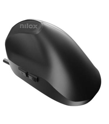 Nilox Ratn Vertical 3600 DPI, 6 Botones, Negro
