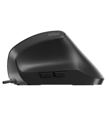 Nilox Ratn Vertical 3600 DPI, 6 Botones, Negro