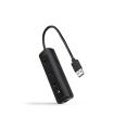 Hub USB 3.0 Nanocable 10.16.4604/ 3xUSB/ 1xRJ45/ Negro