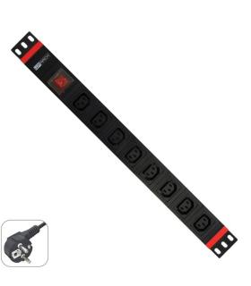 WP Regleta 19\" 8 Tomas IEC C13 Schuko