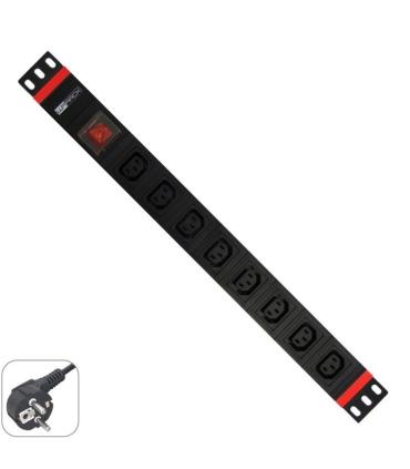 WP Regleta 19\" 8 Tomas IEC C13 Schuko