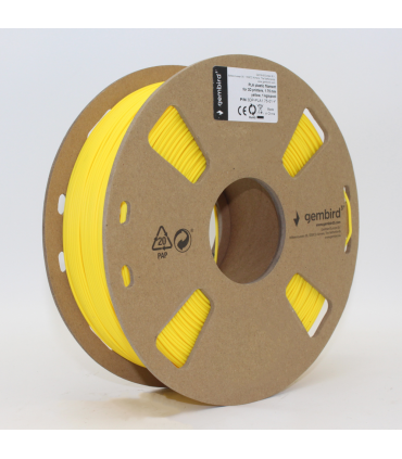 FILAMENTO GEMBIRD  PLA AMARILLO, 1,75 MM, 1 KG