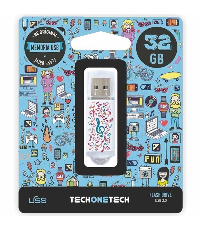 Pendrive 32GB Tech One Tech Music Dream USB 2.0