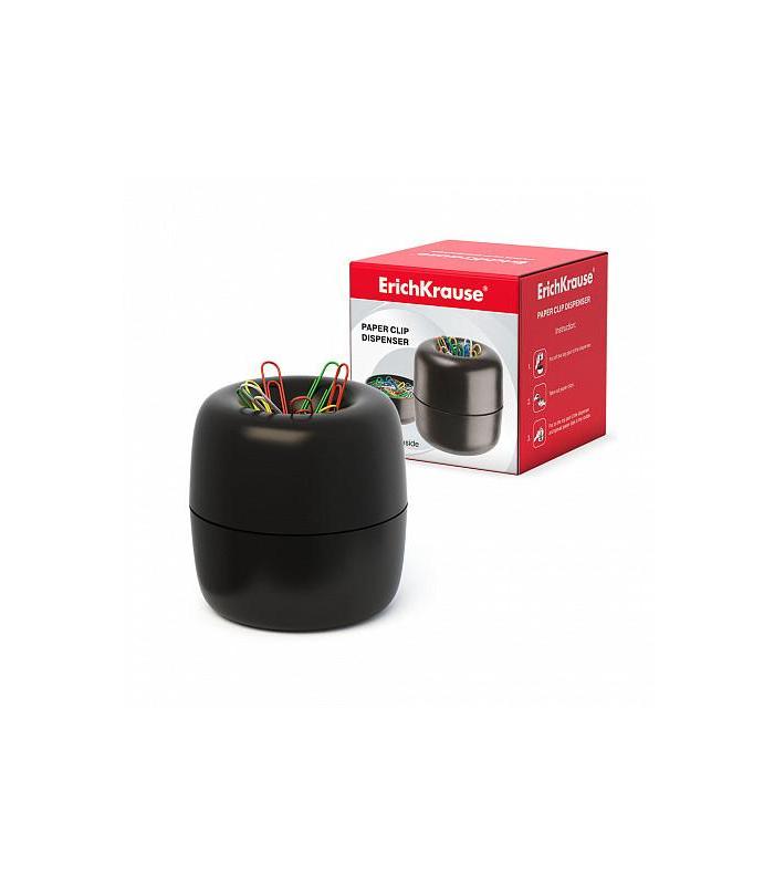 DISPENSADOR PARA LOS CLIPS CON 30 CLIPS DE COLORES ERICH KRAUSE 605