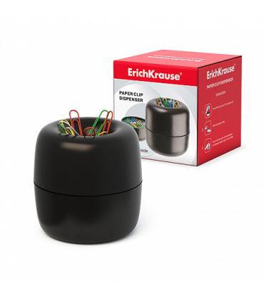 DISPENSADOR PARA LOS CLIPS CON 30 CLIPS DE COLORES ERICH KRAUSE 605