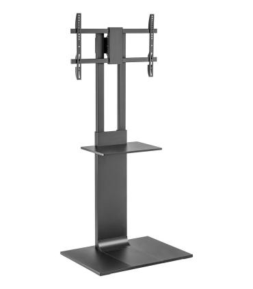 Soporte De Suelo Inclinable  Giratorio Con Bandeja DVD Aisens FT86TSE-399 Para TV De 37-86'  Hasta 50kg