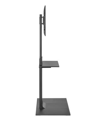 Soporte De Suelo Inclinable  Giratorio Con Bandeja DVD Aisens FT86TSE-399 Para TV De 37-86'  Hasta 50kg