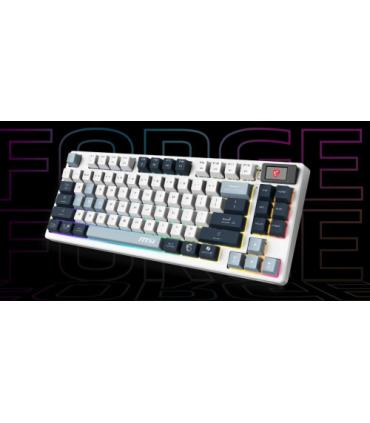 TECLADO MSI FORGE GK600 TKL W SKY ES