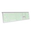 SUBBLIM Teclado Bluetooth/2.4G Master Iluminado Ext P/B