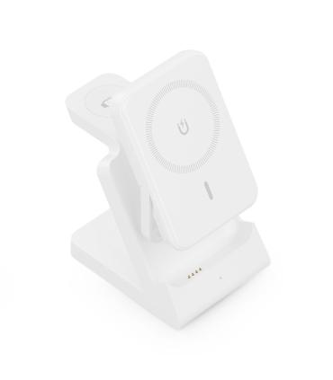 Aisens Cargador Inalmbrico USBC 15W 4 En 1 Blanco