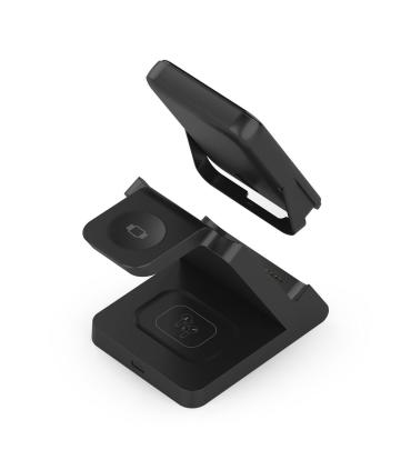 Aisens Cargador Inalmbrico USBC 15W 4 En 1 Negro