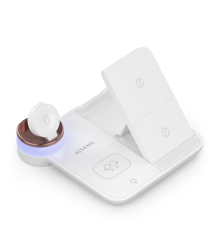 Aisens Cargador Inalmbrico USBC 15W 4 En 1 Compac