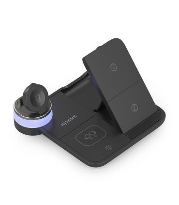 Aisens Cargador Inalmbrico USBC 15W 4 En 1 Compac