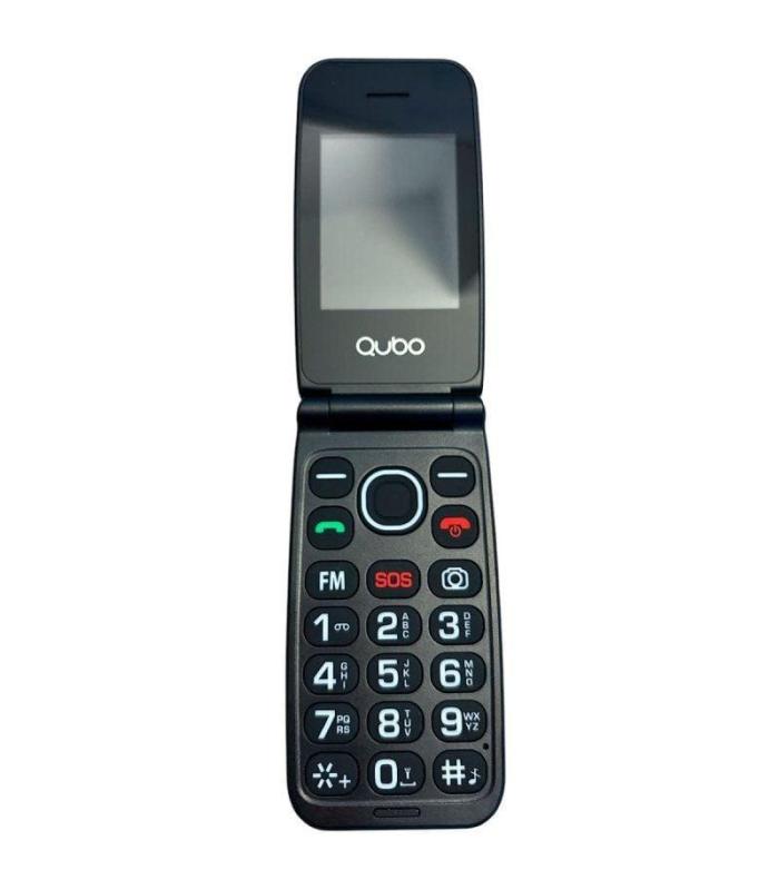 Telfono Mvil Qubo NEONW-BK 4G para Personas Mayores/ Negro