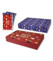 CAJA PLEGABLE REYES MAGOS (43x26x6,5 CM) COLORES SURTIDOS BISMARK 333604