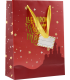 BOLSA PAPEL REYES MAGOS S (24X10X32 CM) FOIL CON TARJETA COLGANTE COLORES SURTIDOS BISMARK 333601