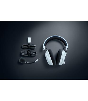 Razer BlackShark V3 Pro Auriculares Inalmbrico y almbrico Diadema Juego USB tipo A Bluetooth Blanco
