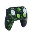 KIT FUNDA+GRIPS+STICKER MANDO PS5 BLADE  DC JOKER