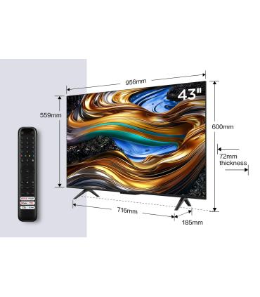 TCL 43P755 TV 43" 4K STVAnd 2xUSB 3XHDMI