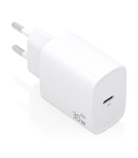 CARGADOR AISENS GAN 30W 1XUSB-C PD3.0 BLANCO