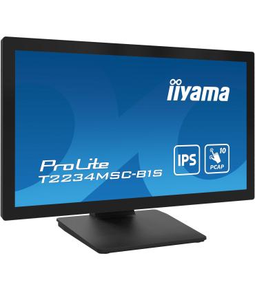 Iiyama ProLite T2234MSC-B1S Pantalla Para PC 54,6 Cm (21.5") 1920 X 1080 Pixeles Full HD Pantalla Tctil Negro