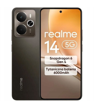 Smartphone Realme 14 8GB/ 256GB/ 6.74\'/ 5G/ Marrn Titanio
