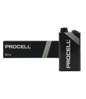 Pack de 10 Pilas Duracell PROCELL ID1604IPX10/ 9V/ Alcalinas