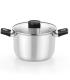 Olla Elite Inox M240218/ 18cm/ 3L/ Acero Inoxidable/ Apta para Induccin