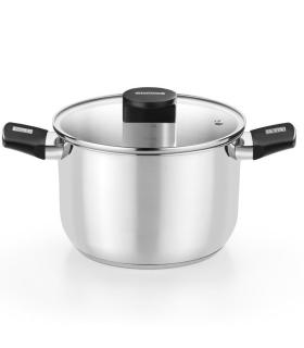 Olla Elite Inox M240218/ 18cm/ 3L/ Acero Inoxidable/ Apta para Induccin