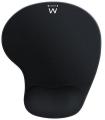 ALFOMBRILLA EWENT ERGONOMICA REPOSAMUECAS GEL NEGRA 240X212X21MM