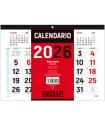 CALENDARIO 2026 PARED HORIZONTAL DOBLE CARA CASTELLANO INGRAF 333427