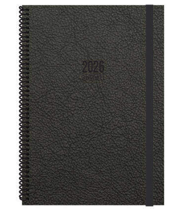 AGENDA 2026 TOKIO D/P 17x24 NEGRO CASTELLANO INGRAF 356562