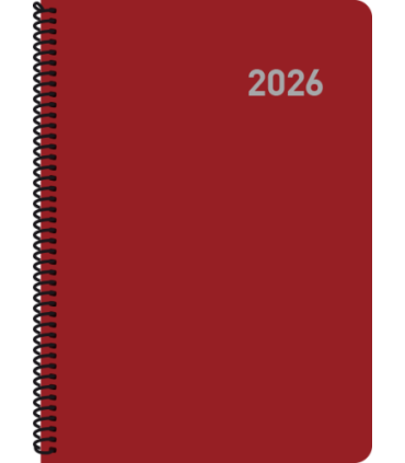 AGENDA 2026 PARIS D/P 15x21 CON ESPIRAL COLORES SURTIDOS CATALAN INGRAF 356425