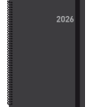 AGENDA 2026 PARIS S/V 15X21 NEGRA CON ESPIRAL CASTELLANO INGRAF 356556
