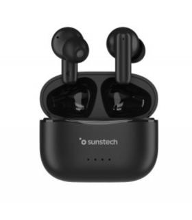 Auriculares Bluetooth Sunstech WAVEPODSBK con estuche de carga/ Autonoma 4.5h/ Negros