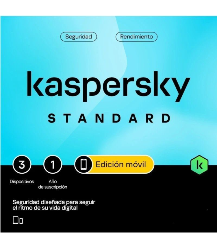 Kaspersky Standard Mobile para Android/ 3 Dispositivos/ 1 Ao
