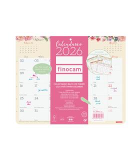 CALENDARIO 2026 PARED IMAN TRENDY DESIGN ESCRIBIR 250X200MM FINOCAM 787510126