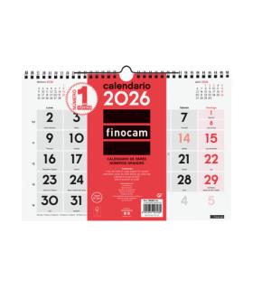 CALENDARIO 2026 NEUTRO PARED NUMEROS GRANDES M 300X210MM FINOCAM 780000026