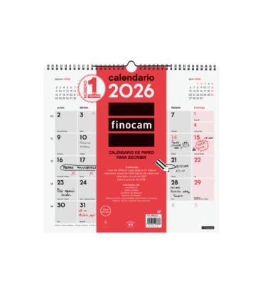 CALENDARIO 2026 NEUTRO PARED ESCRIBIR L 340X320MM FINOCAM 780070026