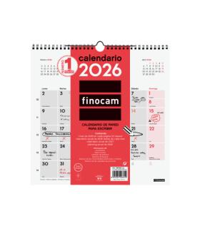 CALENDARIO 2026 NEUTRO PARED ESCRIBIR 300X300MM FINOCAM 781520026