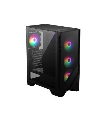 MSI MAG FORGE 120A AIRFLOW Carcasa De Ordenador Midi Tower Negro, Transparente