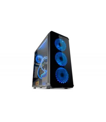 NOX CAJA ATX HUMMER TGX. TORRE. CRISTAL TEMPLADO LATERALES Y FRONTAL. ILUMINACION RGB. USB 3.0