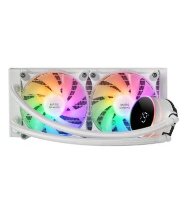 Sistema De Refrigeracin Lquida Mars Gaming ML-LCD240  Blanco